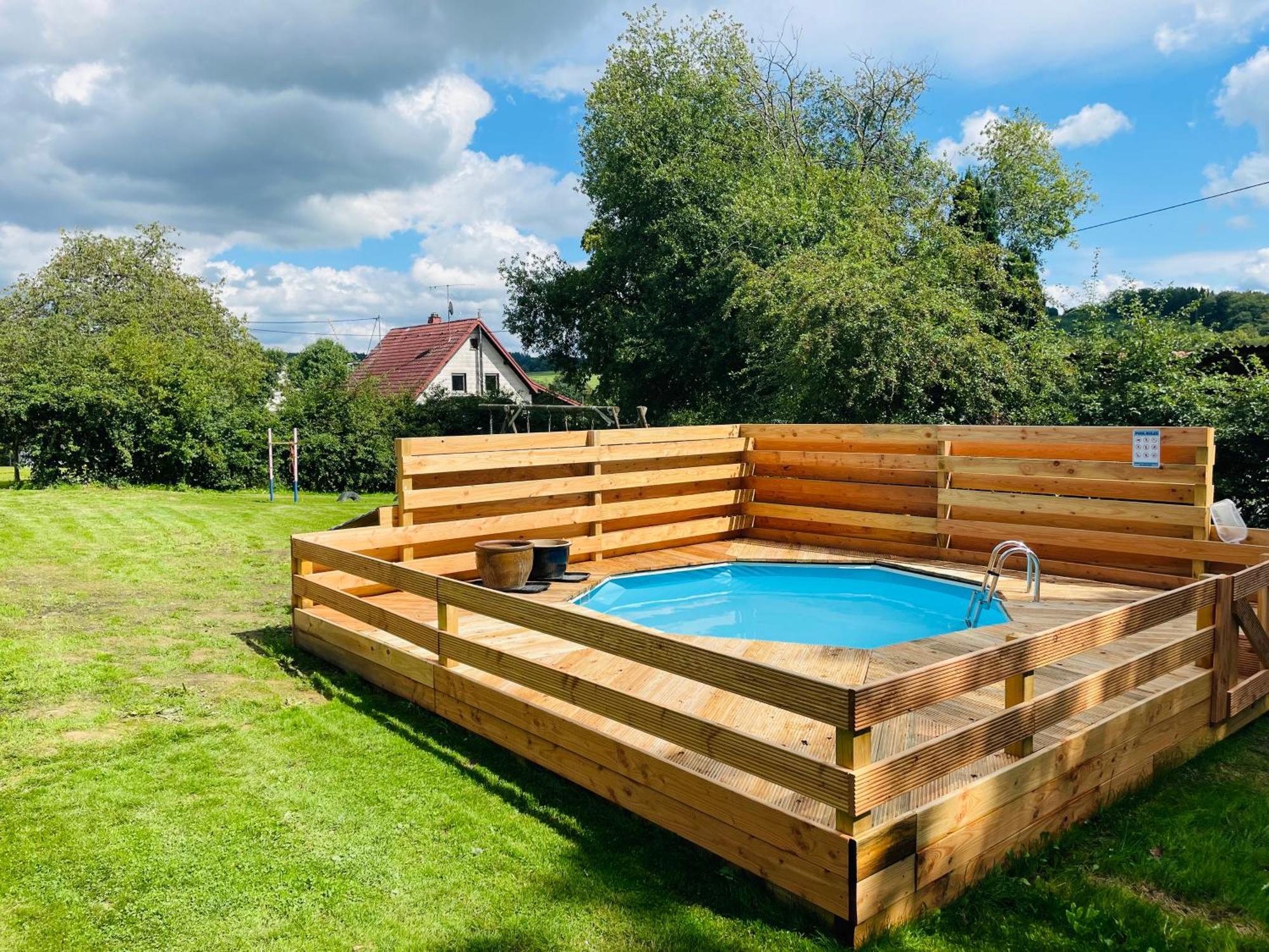 Ferienhaus Backesgarten Fuer 22 Personen Neichen Exterior photo